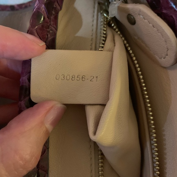 Authentic Chloe Crossbody. NWT. Light purple with dark purple & green accents. - Picture 10 of 12